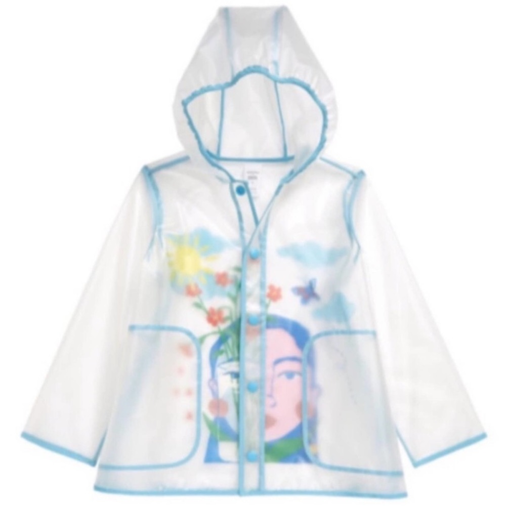 Cristina Martinez Just Add Water Frosted Raincoat